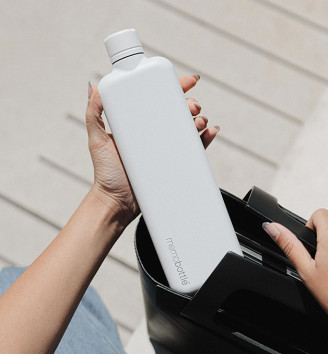 Botella SLIM-600ml, STAINLESS STEEL
