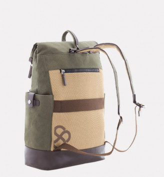 Mochila daypack con solapa African, BAOBAB