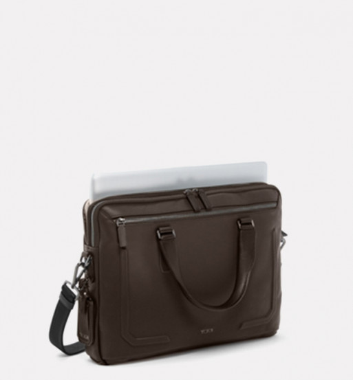 Maletín en piel slim Sycamore, HARRISON