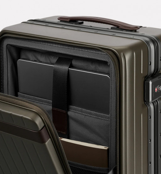 Maleta carry-on con Front access HYBRID