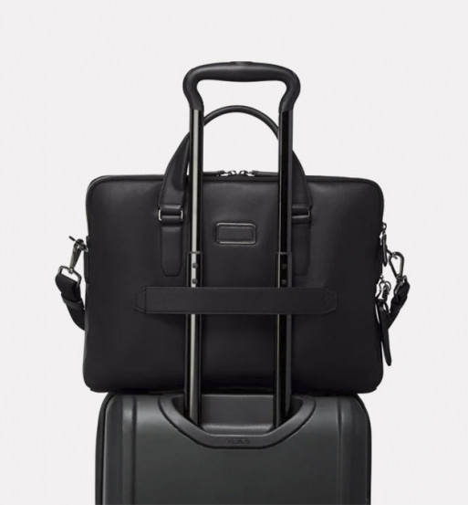 Maletín en piel slim Sycamore, HARRISON