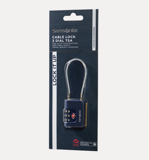 Candado CABLELOCK TSA DIAL, TA REVOLUTION