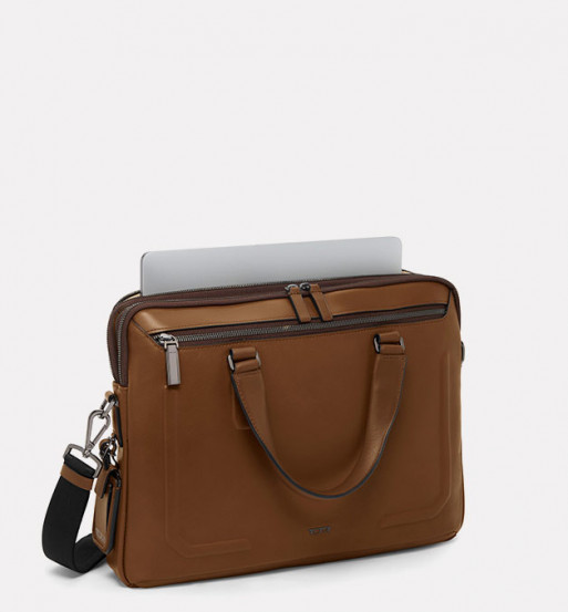 Maletín en piel slim Sycamore, HARRISON