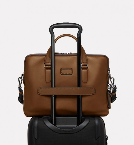 Maletín en piel slim Sycamore, HARRISON