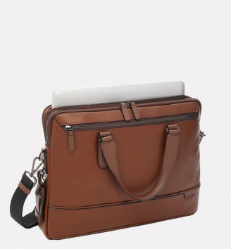 Maletín en piel slim Sycamore, HARRISON