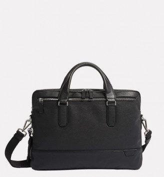 Maletín en piel slim Sycamore, HARRISON