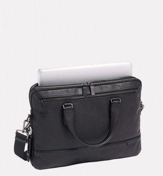 Maletín en piel slim Sycamore, HARRISON